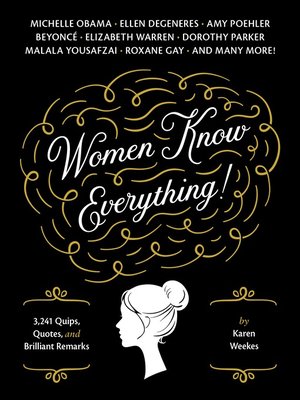 cover image of Women Know Everything!